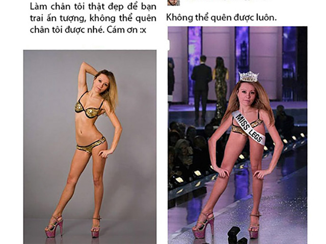 Tranh vui - Cái kết đắng lòng của gái xinh nhờ photoshop hộ