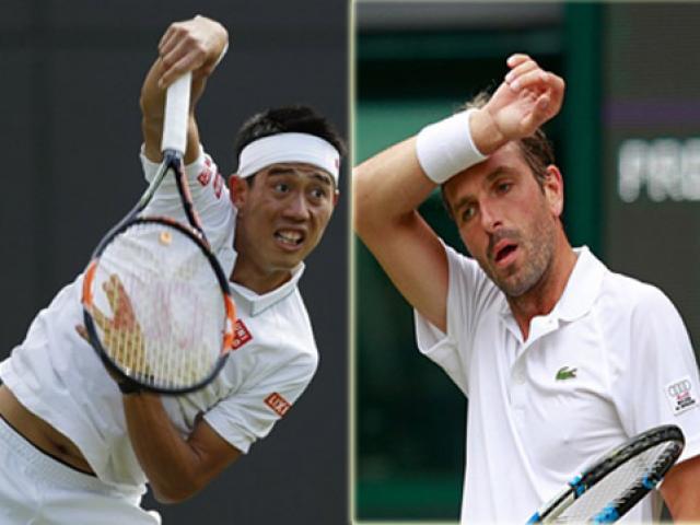 Thể thao - Nishikori - Benneteau: Lội ngược dòng (Vòng 2 Wimbledon)