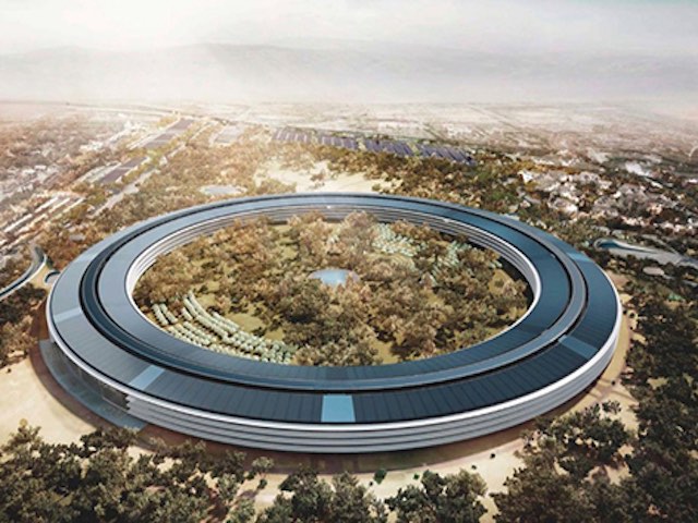 Video flycam mới nhất về ”trụ sở phi thuyền” Apple Park