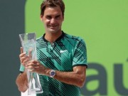 Thể thao - Tennis 24/7: Vô địch Miami Open, Federer có kỉ lục mới