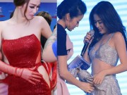 Đời sống Showbiz - Rách váy, tuột áo khi diễn: Hoàng Thùy Linh và mỹ nhân Việt xử lý gây choáng