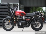 Thế giới xe - Triumph Street Scrambler 2017: Đích đến cho những chàng trai mê &quot;bụi&quot;