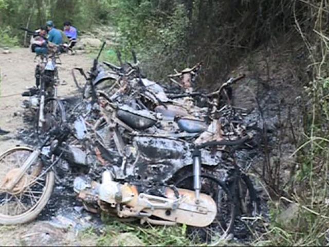 Tin tức trong ngày - Đoàn kiểm tra rừng bị lâm tặc đốt 9 xe máy