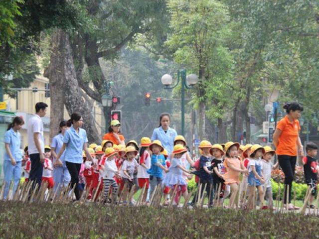 Tin tức trong ngày - Hàng loạt cọc tre nhọn cắm quanh vườn hoa gần Nhà hát Lớn