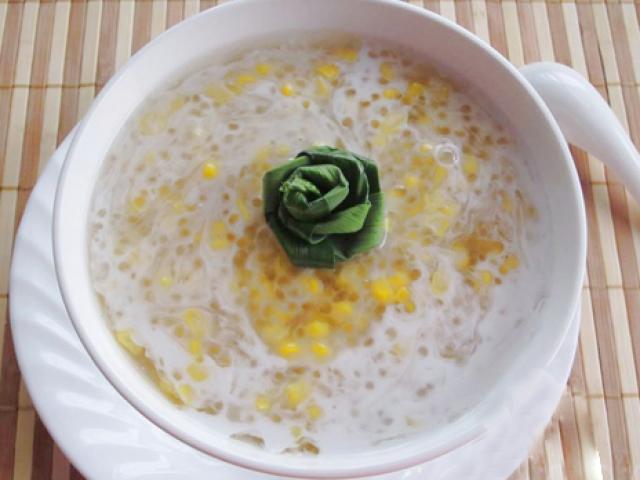 Ẩm thực - Cách làm chè bắp bột báng mát lạnh ngày hè