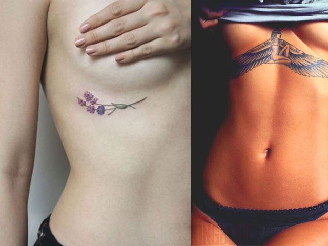 Làm đẹp - Những hình xăm ngực cực "gợi" và hiểm của kiều nữ