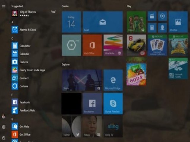 Công nghệ thông tin - Mẹo tạo thư mục ứng dụng trong trình đơn Start của Creators Update