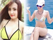 Người mẫu - Hoa hậu - Em gái Công Vinh, Hà Anh gây choáng vì mặc áo tắm &quot;nuột&quot; hơn siêu mẫu