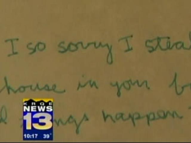 Pháp luật - Gặp quá nhiều vận đen sau khi trộm, tên tội phạm tức tốc trả lại đồ