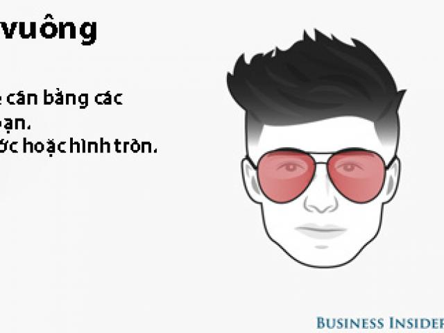 Bí quyết mặc đẹp - Đồ họa: Cách chọn kính râm theo gương mặt đàn ông "chuẩn chỉnh"