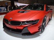 Ô tô - BMW i8 lạ mắt trong bộ cánh đỏ đầy chất chơi