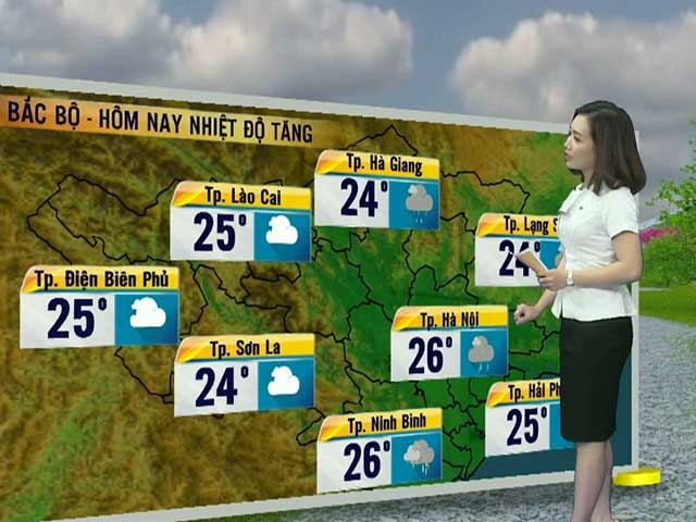 Tin tức trong ngày - Dự báo thời tiết VTV 24/4: Nam Bộ tiếp tục có mưa dông