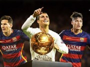 Bóng đá - Sau Messi - Ronaldo: Quả bóng Vàng sẽ về tay Neymar?