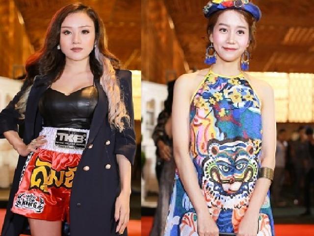 Thời trang - Bà Tưng mặc quần "boxing", An Nguy diện yếm trên thảm đỏ