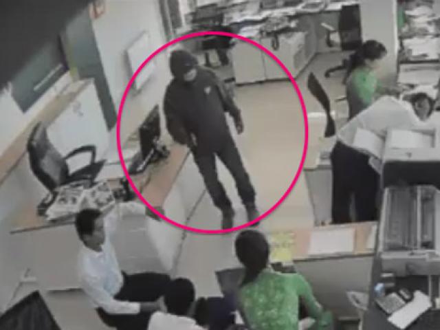Nhận diện nghi phạm dùng súng cướp ngân hàng ở Trà Vinh