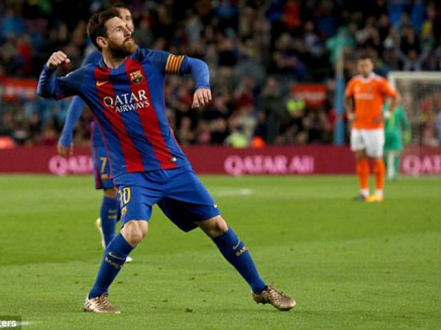 Bàn thắng đẹp vòng 34 La Liga: Messi bứt tốc chóng mặt