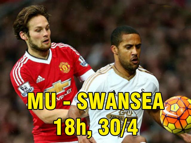 Bóng đá - MU – Swansea: Muôn trùng khó khăn ngăn đường vào top 4