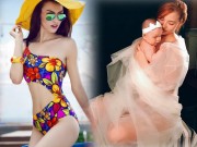 Người mẫu - Hoa hậu - Chân dài này có lúc ăn vận &quot;sốc&quot; hơn cả khi nude cùng con