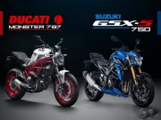 Thế giới xe - Suzuki GSX-S750 “ăn thịt” đối thủ Ducati Monster 797?