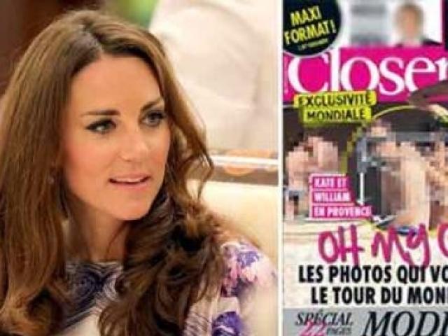 Tung ảnh ngực trần Công nương Kate, báo Pháp bị phạt 36 tỉ