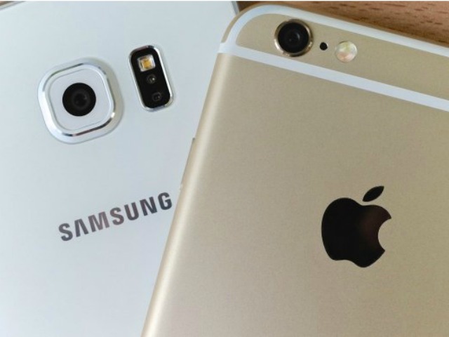 Giá smartphone Samsung và Apple "chênh" tới 10 triệu đồng