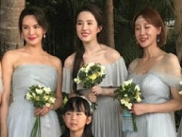 Người mẫu - Hoa hậu - Đi đám cưới, Lưu Diệc Phi gợi cảm lấn át cả cô dâu