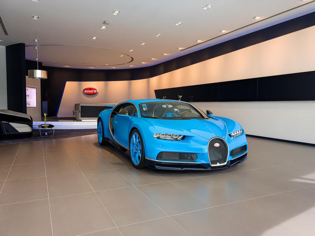 Hãng siêu xe Bugatti mở showroom lớn nhất tại Dubai