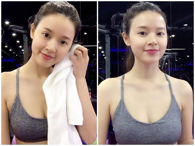 Làm đẹp cùng sao - Sau nghi án thẩm mỹ, Midu để mặt mộc, mặc gợi cảm tập gym