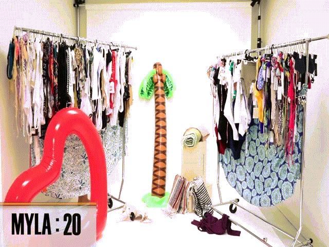 Bí quyết mặc đẹp - "Gục ngã" với màn thi thay bikini siêu tốc quá "hot" của các mỹ nhân