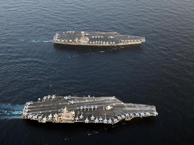 Thế giới - Mỹ "siết" Triều Tiên bằng hai đội tàu sân bay hạt nhân