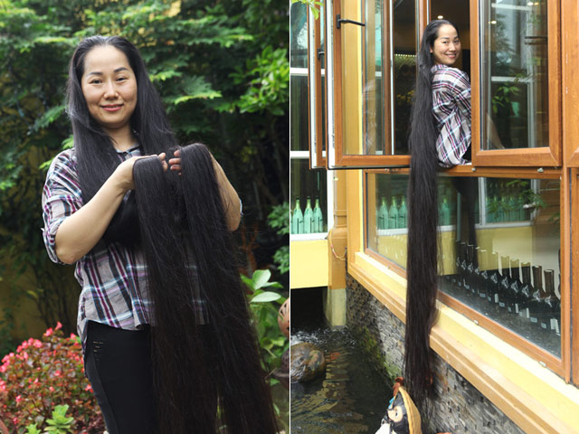 Tin tức trong ngày - Người phụ nữ có mái tóc dài nhất VN: "Cả gia đình tôi phải ngủ ngược giường"