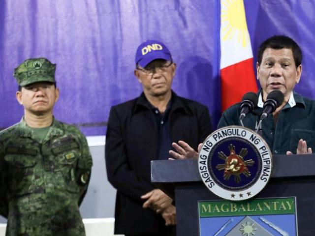 IS chiếm TP, Duterte nói sẽ dùng "biện pháp mạnh"