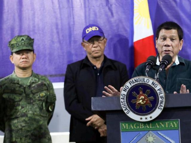 IS chiếm TP, Duterte nói sẽ dùng "biện pháp mạnh"