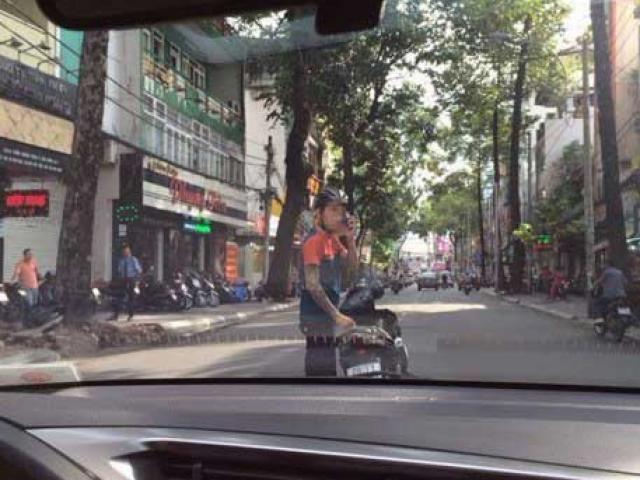 Pháp luật - Nghi dàn cảnh chặn đầu ô tô giữa trung tâm TP.HCM