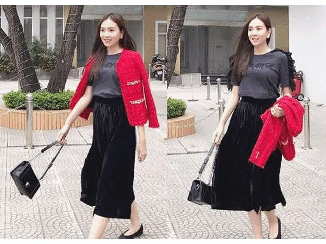 Bí quyết mặc đẹp - Ngất trước độ chịu chi hàng hiệu của "cô gái thời tiết" VTV