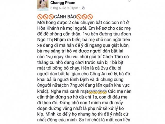 Tin tức trong ngày - Triệu tập 2 phụ nữ đăng tin bắt cóc trên facebook để dễ bán hàng trực tuyến