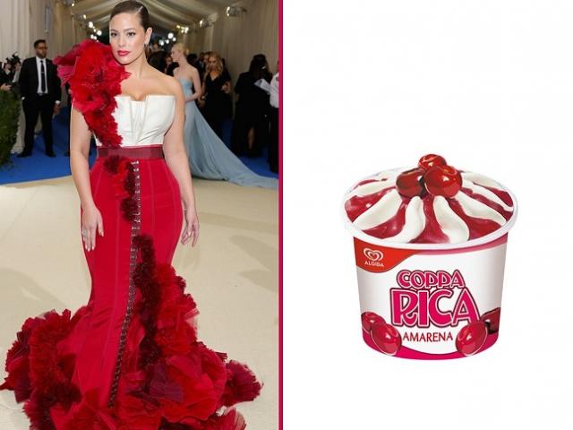 Người mẫu - Hoa hậu - "Cúi đầu" trước những phát minh thời trang giống cây kem, cái bánh