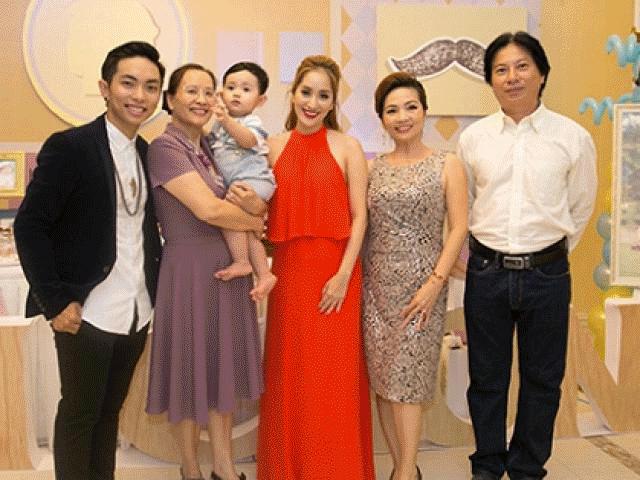 Ca nhạc - MTV - Khánh Thi bị "soi" khi đứng cạnh bố mẹ chồng trẻ đẹp giàu có