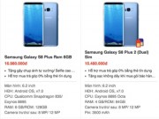 Thời trang Hi-tech - Samsung Galaxy S8 bán dưới giá, loạn giá