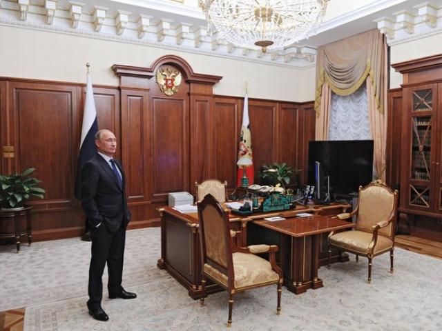 Thế giới - Xem văn phòng bí mật của Putin, báo chí không được vào