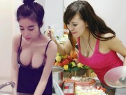 Bạn trẻ - Cuộc sống - 3 hot girl giàu có, gợi cảm lại nấu ăn ngon “thần sầu”