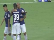 Bóng đá - Hà Nội FC - Hải Phòng: Thẻ đỏ, pháo sáng &amp; 2 &quot;nhát kiếm&quot; kết liễu