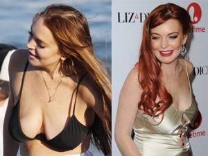 Xu hướng thời trang - “Gái hư” Lindsay Lohan xập xệ như U50 ở tuổi 28