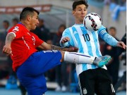 Bóng đá - Messi nhận cú taekwondo của cầu thủ Chile