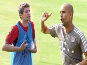 Bóng đá - Guardiola và Muller chửi bới nhau trên sân tập