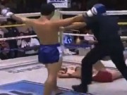 Môn thể thao khác - 2 lần nằm sàn, võ sĩ bật dậy hạ knockout đối thủ