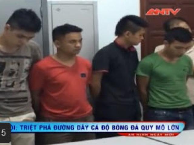 Video An ninh - Hà Nội: Đánh sập đường dây cá độ bóng đá “khủng”