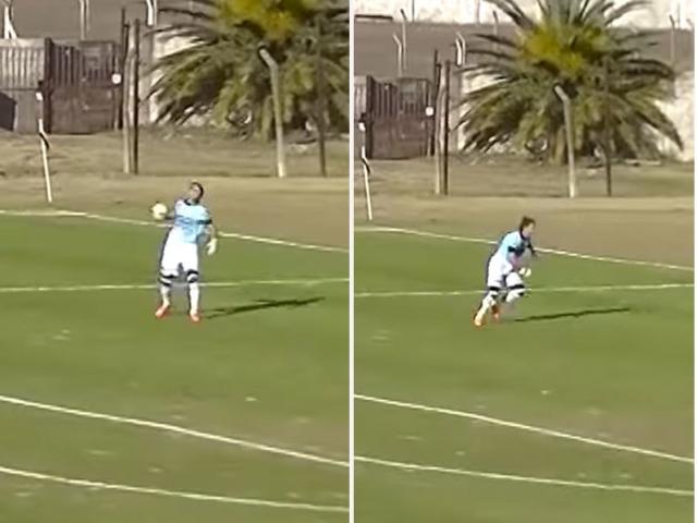 Video bóng đá hot - Bi hài: Thủ môn ném bóng về "đốt lưới" nhà