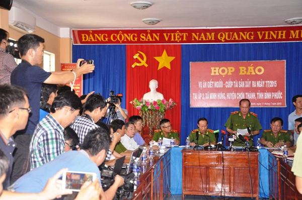 Bộ CA khẳng định chỉ có 2 đối tượng gây thảm sát ở Bình Phước