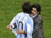 Bóng đá - Maradona “vừa đấm vừa xoa” truyền nhân Messi